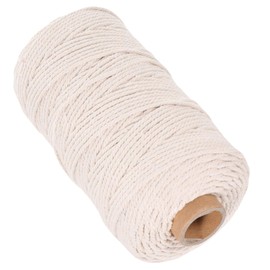 IWOWHERO 1 Roll Natural String Versatile DIY Craft Rope for Present Wrapping Christmas Decoration and Invitation Tagging Lightweight and Easy to Use