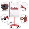 Mobile Dry Erase Board on Wheels, 40x26 Inches Portable Mobile