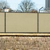 Windscreen4less Heavy Duty Privacy Screen Fence in Color Beige with