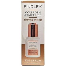 Findley Firming Eye Lift Eye Serum with Collagen and Caffeine - Reduces Puffiness and Dark Circles | Hydrates and Reduces Wrinkles (1 Fl Oz)