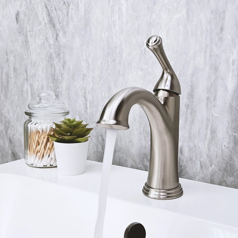 RELIAFLO Single Control Lavatory Faucet in PVD Satin Nickel -