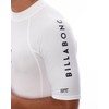 Billabong HI NECK SS Rashguard Men's, white, M