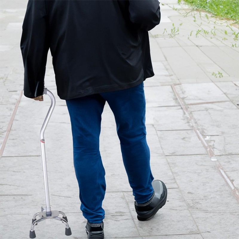 Carex Quad Cane with Small Base - Quad Walking Cane