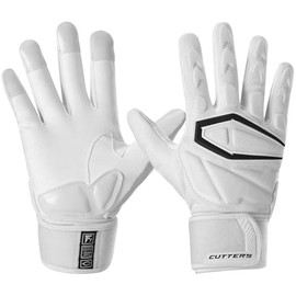 Cutters Gamer 5.0 American Football Gloves White