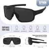 Ofwin Polarized Cycling Sports Sunglasses for Men Women UV Protection