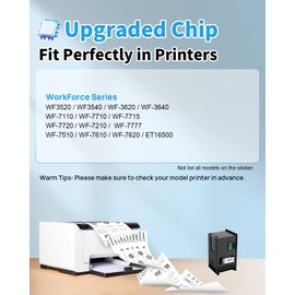 Yowell T6711 Tinten Wartungsbox Kompatibel für Epson T6711 für Epson ET-16500 Workforce WF-3520 WF-3540 WF-3620 WF-3640 WF-7110 WF-7710 WF-7715 WF-7720 WF-7210 WF-7777 WF-7510 WF-7610 WF-7620(T671100)
