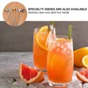 Artibetter 6pcs Stainless Steel Cocktail Pick Set Fruit Stick Martini
