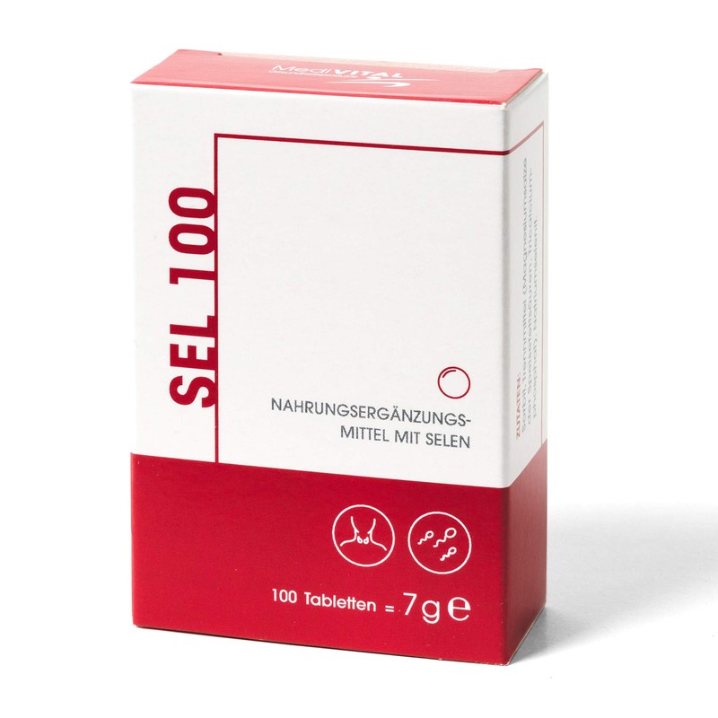 Selen High Dose 100 μg Vegan - for Healthy Nails,