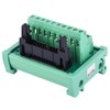Terminal Block Connector PLC Module IDC-20P 35mm DIN Rail Wiring
