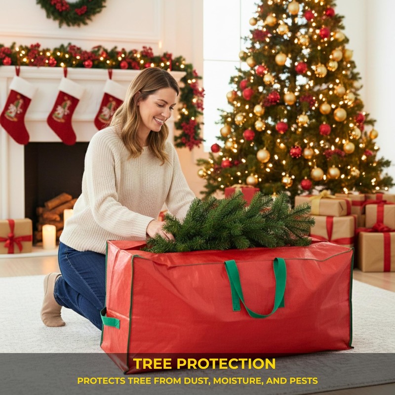 SHATCHI Christmas Tree Storage Bag, Holds up to 2.5 m