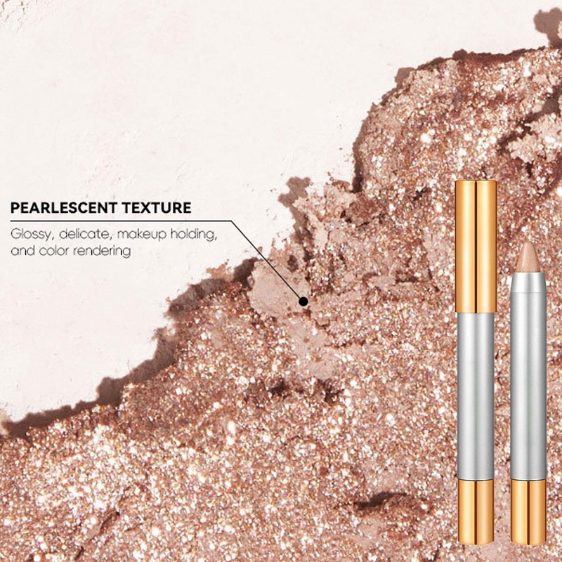 Champagne Gold Eyeshadow Stick, Smooth Shimmer Cream Eye Shadow, Metallic