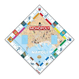 Winning Moves Monopoly Napoli Ricomincio da 3 Italian Edition Collectible Board Game