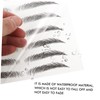 LALAFINA 10 Sheets Imitation Eco Eyebrow Sticker 4d Eyebrows Women
