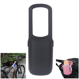 Stroller Cup Holder, Silicone Drink Holder for Stroller,Bike Water Bottle Holder,Removable Bottle Holder, Outdoor Universal Portable Cup Holder for Bicycle, Walker, Scooter Bottle Mount for Kid Adult