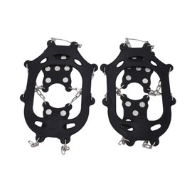 2pcs/set 12 Tooth Crampons Shoe Cover Rust Resistance Durable Outdoor Climbing CramponsXL Size