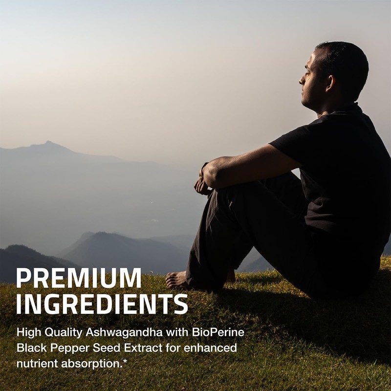 Bronson Ashwagandha Extra Strength Stress & Mood Support with BioPerine
