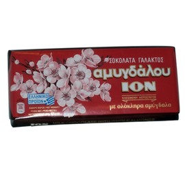 ION Milk Chocolate with Almonds Pack of 3 200g