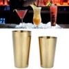 304 Stainless Steel Cocktail Shaker Bottle Set Bartender Bar Accessory