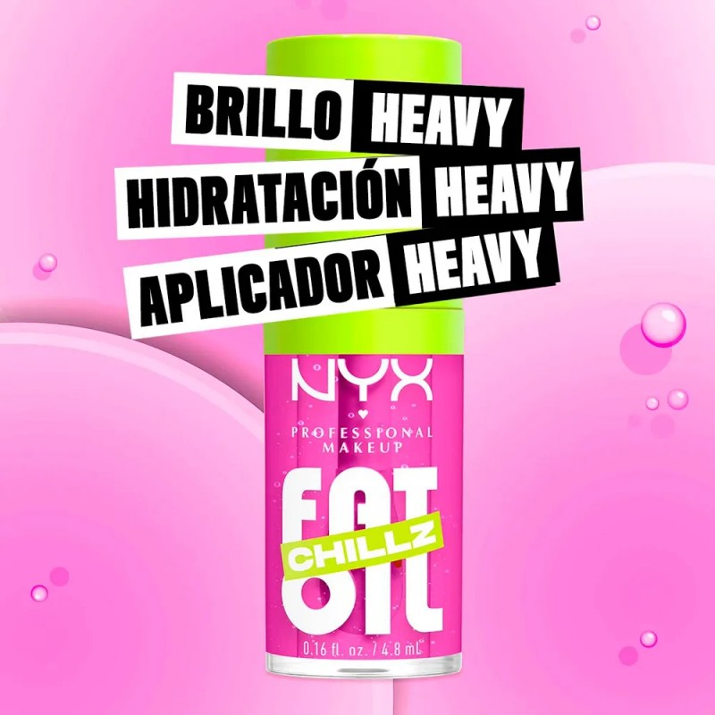 Brillo Labial Hidratante Gloss Fat Oil Chillz De Nyx Strawberry