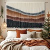 Flber Macrame Wall Hanging Macrame Wall Decor Large-Scale Tie-Dye Tapestry