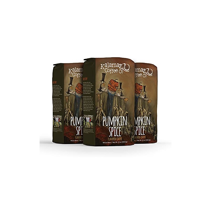 KALAMAZOO COFFEE COMPANY Pumpkin Spice Whole Bean Coffee - Seasonal