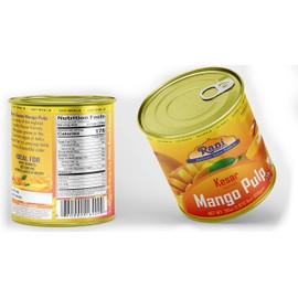 Rani Mango Pulp Puree (Makes Mango Lassi Shakes) Kesar Sweetened 30oz (1.875lbs) 850g Pack of 2 ~ Kosher | All Natural | NON-GMO | Vegan | No colors | Gluten Friendly | Indian Origin
