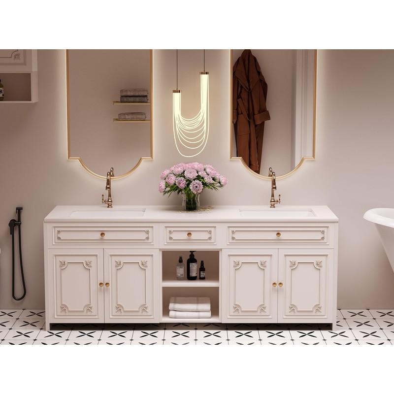 SmartSylva Rectangular Undermount Bathroom Sink,18 x 14 Inch Porcelain Ceramic