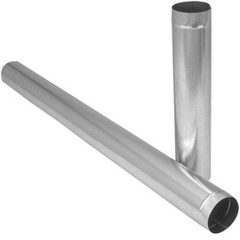 Imperial Manufacturing Group GV0346 3" X 24" Galvanized Round Pipe