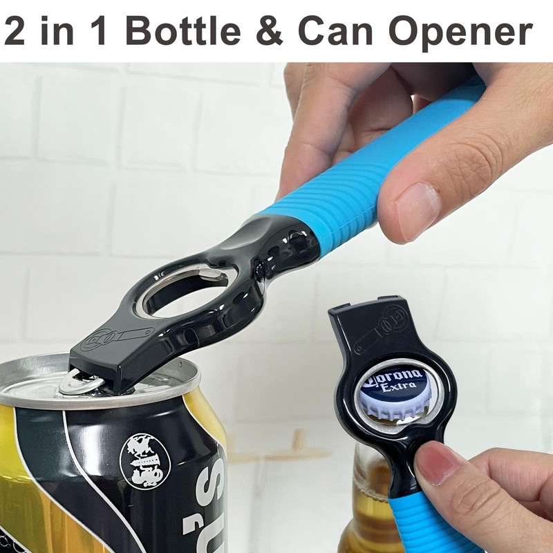DUNLAGUE 2-Pack Soda Can Opener and Beer Bottle Opener Bartender