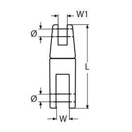 power anchor chain connection, 122mm, 10-12mm