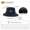 Comhats Waterproof Bucket Hat, Outdoor Hat for Hiking, Golf, Safari,