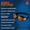ZONE3 Vapour Swim Goggles - Anti-Fog Treated Lenses & 100%