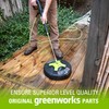 GreenWorks 5210902 15" Extension Included Surface Cleaner, Green