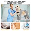 BRKURLEG Dog Recovery Suit with Legs, Leg Wound Protector Soft