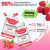 200MG Magnesium Glycinate Gummies, High Absorption Magnesium Glycinate Supplements for
