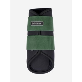 LeMieux Grafter Brushing Horse Boots - Protective Gear and Training Equipment - Equine Boots, Wraps & Accessories - Hunter Green - Medium