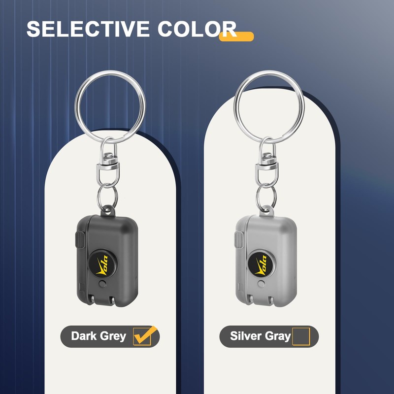 Vola Portable Collapsible Nail Clipper Travel Foldable Stainless Steel Keychain