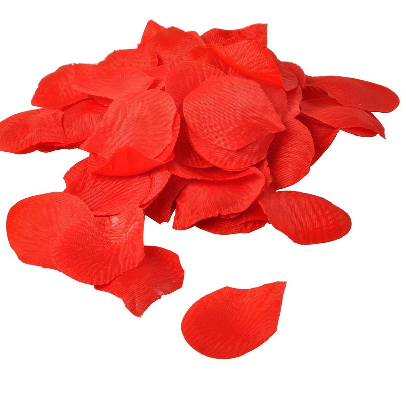 SHATCHI Blue/Red/White/Purple/Pink Silk Rose Petals Mother’s Day Wedding Confetti Anniversary