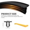 Rebvugr 1PCS Car Dashboard Seal Strip, Automotive Door Weather Stripping,