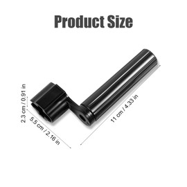 3pcs Guitar String Winder, 2 in 1 Guitar String Tool Bridge Pin Remover Speed Peg Puller Winder Tool for Acoustic Electric Guitar Bass Ukulele (Black)