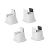 Fenteer 4Pcs Bed Risers Bed Furniture Risers Pads Multifunctional with