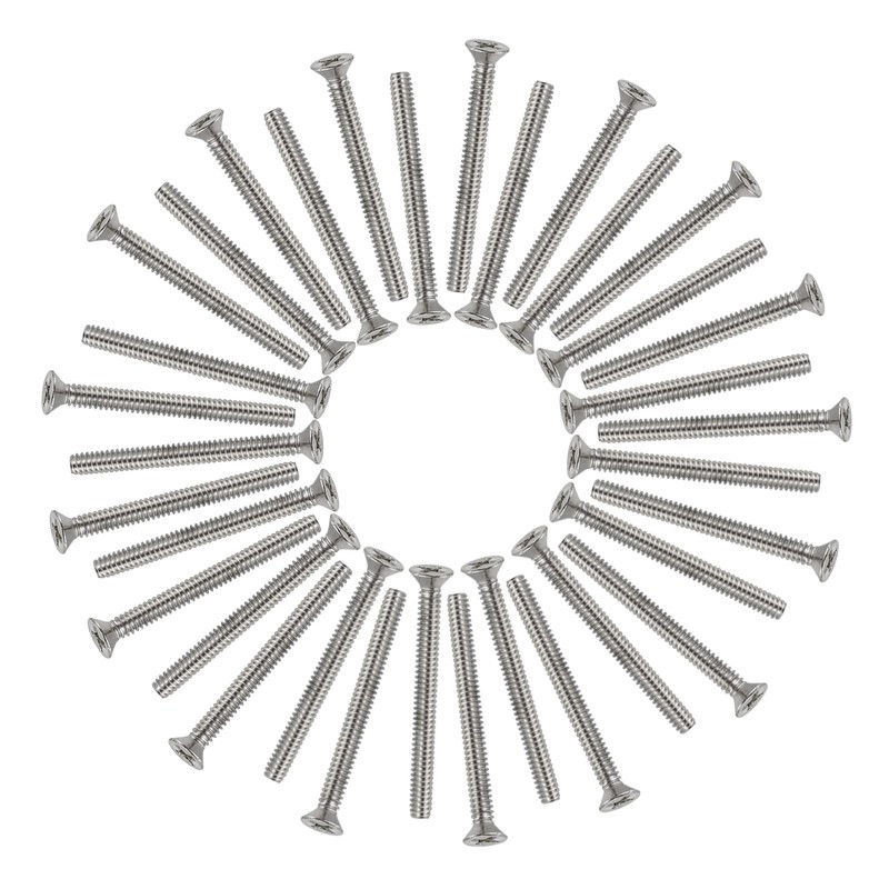 HanTof 50Pcs Extra Long Outlet Screws, Electrical Wall Plate Switch
