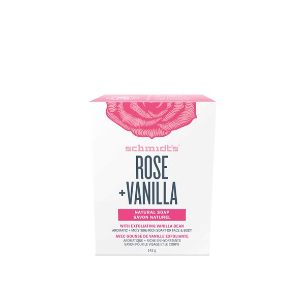 Schmidt's: Rose + Vanilla Bar Soap 141.75 g