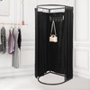 Fitting Room Clothing Store with Shading Curtain,Portable Temporary Mobile Privacy