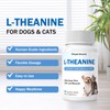 L-Theanine Supplement for Dogs and Cats, 90 Chewable Tablets, Helps