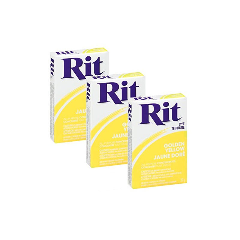 RIT All Purpose Powder Dye - Golden Yellow - 31.9g