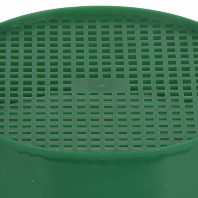 Walfront 4pcs Gardening Sieve Stackable Soil Sifting Pan Plastic Mesh