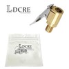 LDCRE Tire Air Chuck with Clip Adapter, Brass Locking Tire