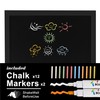 Board2by Magnetic Chalkboard Black Board 24 x 36, Large Chalk