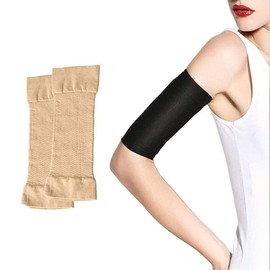 MANTIANXINGSHENL Arm Slimming Shaper Sunscreen Wrap Sleeve Arm Compression Women Upper Arm Toneup Arm Shaping Sleeves for Beauty Women Beige
